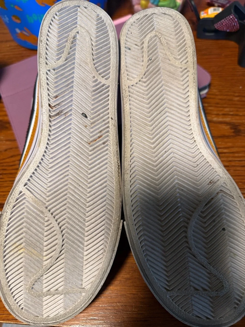Nike Women’s White Leather Low-Top Sneakers with Black Swoosh